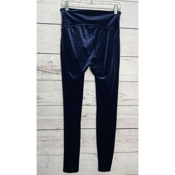 NWOT Spanx Lapis Night Velvet Leggings Stretch Ankle Length Size Large Shapewear - Picture 7 of 11